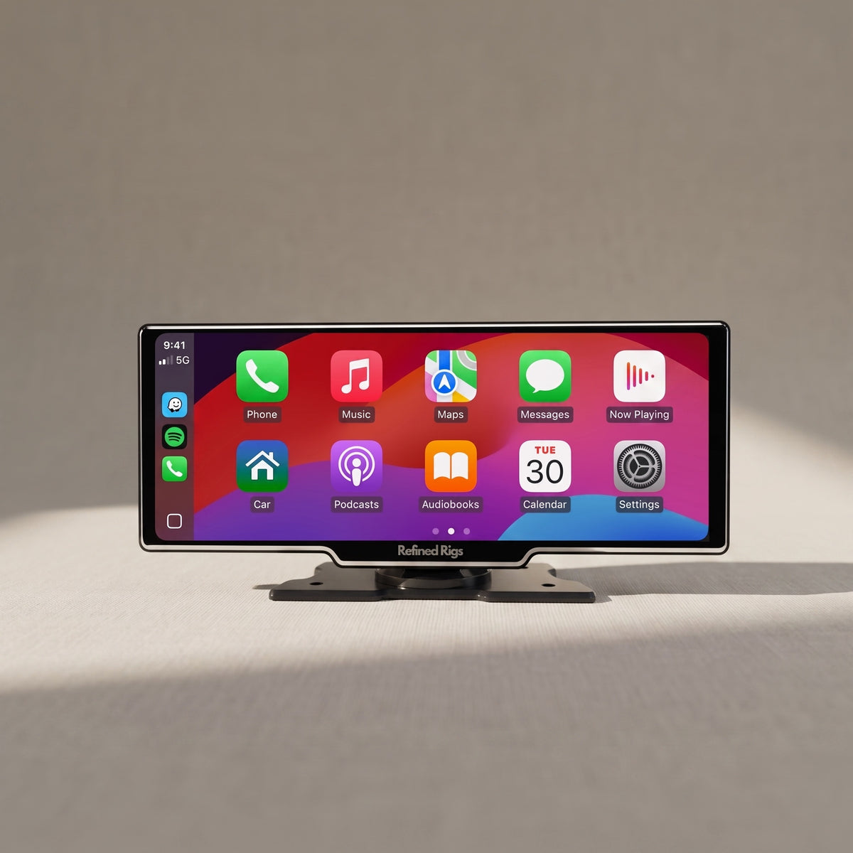 Evara Display 10.3 inch wireless CarPlay screen with dash mount