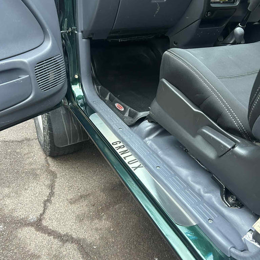 Stainless Steel Custom Door Sill Covers - N60 Hilux