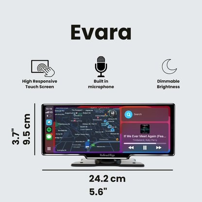 Evara - Wireless CarPlay/Android Auto Screen