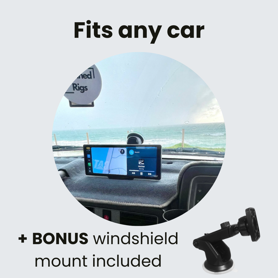 Evara - Wireless CarPlay/Android Auto Screen